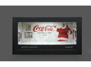 Diorama *Coca-cola garage * 1:64 Black Box Diorama