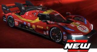 Ferrari 499P 3.0l Turbo V6 #51 Alessandro Pier Guidi - James Calado - Antonio Giovinazzi Team Ferrari af Corse 3rd 24h Le Mans 2025 1:24 Bburago 