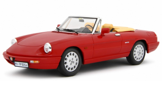 Alfa Romeo Spider 1.6 - 2.0i 1990 red 1:18 Laudoracing Model