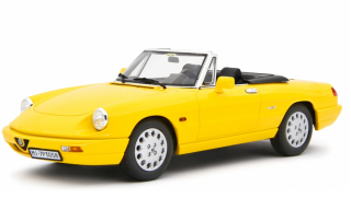 Alfa Romeo Spider 1.6 - 2.0i 1990 yellow 1:18 Laudoracing Model