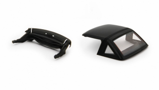 Hard Top + Soft Top for Alfa Romeo Spider 1.6 - 2.0i 1990 black 1:18 Laudoracing Model