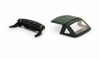 Hard Top + Soft Top for Alfa Romeo Spider 1.6 - 2.0i 1990 green 1:18 Laudoracing Model