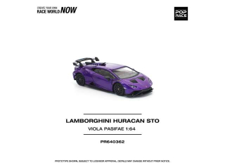 Lamborghini Huracan STO viola pasifae 1:64 Pop Race