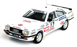 Audi Quattro #17 Fischer/Zeltner Rally Portugal 1987 1:43 Troféu