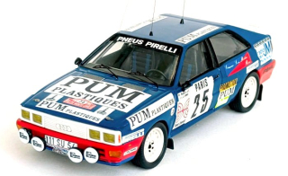 Audi Quattro #25 Bos/Leuvrey Rally Monte Carlo 1985 1:43 Troféu