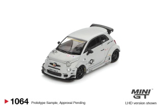 Fiat Abarth 595 LS-Works x ABAS Works Fighters 2024 grey 1:64 Mini GT