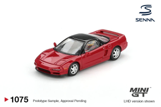Honda NSX Prototype Midship Sports Ayrton Senna 1989 with Figure 1:64 Mini GT