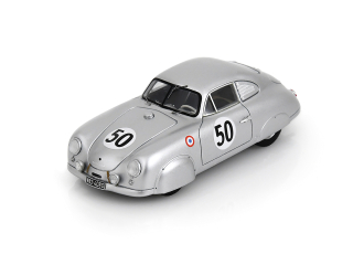 Porsche 356 #50 Veuillet/Mouche 11th 24H Le Mans 1952 1:43 Spark