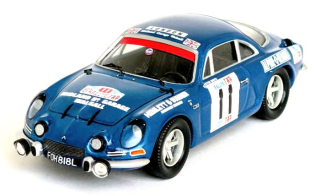 Alpine A110 #11 Smith/Russell Rally Tap 1972 1:43 Troféu