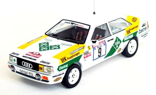 Audi Quattro #9 Schwarz/Hösch Rally Hunsrück 1987 1:43 Troféu
