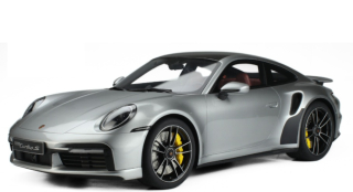 Porsche 911 (992.1) Turbo S 2020 silver 1:8 GT Spirit