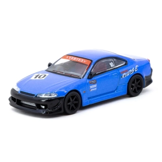 Nissan Vertex Silvia (S15) *Tarmac Works 10th Anniversary* black/blue 1:64 Tarmac