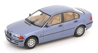 BMW 3er E46 Limousine 1999 light blue metallic 1:18 KK Scale