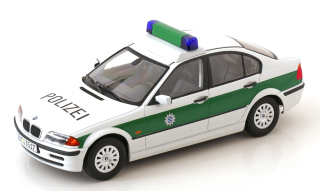 BMW 3er E46 Limousine *Polizei* 1999 white/green 1:18 KK Scale