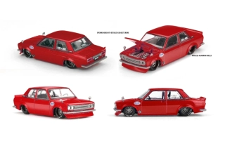Datsun 510 Street Nismo V3 1969 red 1:64 Mini GT
