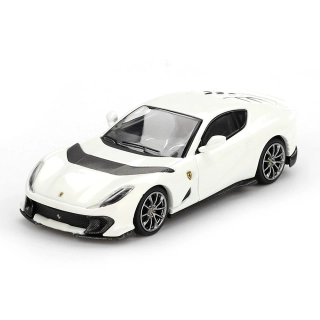 Ferrari 812 Competizione 2024 Bianco Avus 1:64 B.B.R.