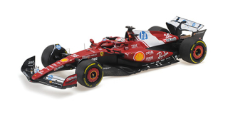 Ferrari SF-25 #16 C.Leclerc Sprint Race China GP 2025 with Driver Figurine 1:18 B.B.R.