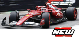 Ferrari SF-25 #16 C.Leclerc 2nd Monaco GP 2025 with Driver Figurine 1:18 B.B.R.