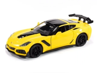 Chevrolet Corvette ZR1 2019 yellow 1:24 Johnny Lightning