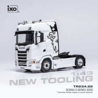 Scania S-Series 2020 white/decor 1:43 Ixo Models