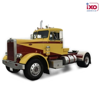 Peterbilt 281 1963 yellow/red 1:64 Ixo America