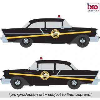 Chevrolet One-Fifty *Kentucky State Police* 1957 black/yellow 1:64 Ixo America