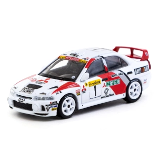 Mitsubishi Lancer Evolution IV #1 T.Mäkinen/S.Harjanne Rallye Monte-Carlo 1997 white/red 1:64 Tarmac