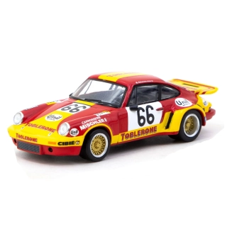 Porsche 911 Carrera RSR 3.0 #66 B.Chenevière/P.Zbinden/M.Dubois 24H Le Mans 1974 red/yellow 1:64 Tarmac