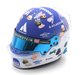 Helmet - Williams Racing Alexander Albon British GP 2025 1:5 Spark