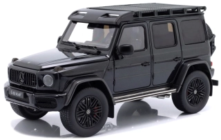Mercedes-Benz G-Class G63 AMG V8 Biturbo 4x4 2022 black metallic 1:18 iScale