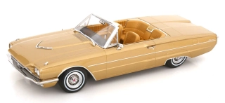 Ford Thunderbird Convertible 1966 gold metallic 1:18 KK Scale