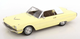 Ford Thunderbird Hardtop Coupe 1966 light yellow/white 1:18 KK Scale