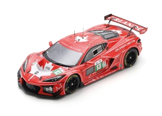 Corvette Z06 LMGT3.R AWA Racing #13 Fidani/Kern/Bell 24H Le Mans 2025 1:18 Spark