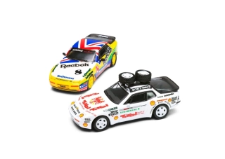 Porsche 944 Turbo 1987 & Turbo Cup 1988 Combo Set 1:64 Tiny Toys