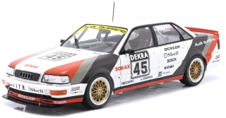 Audi V8 Quattro Team AZR #45 Frank Biela DTM Champion 1991 with Collector Box 1:18 Werk83