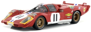 Ferrari 512S 5.0L V12 Long Tail #11 Bucknum/Posey 4th 24H Le Mans 1970 1:18 Werk83