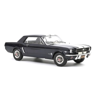 Ford Mustang Coupe 1966 blue metallic 1:18 Norev