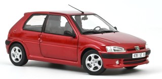Peugeot 106 S16 1998 red 1:18 Norev