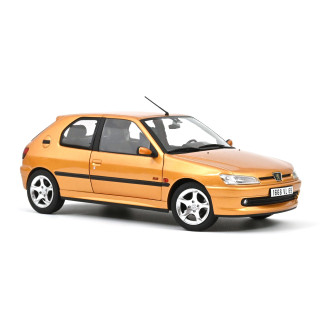 Peugeot 306 S16 1997 blaze yellow 1:18 Norev