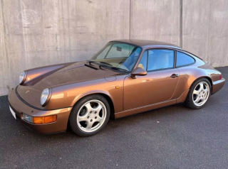 Porsche 911 Carrera 2 1992 brown metallic 1:18 Norev