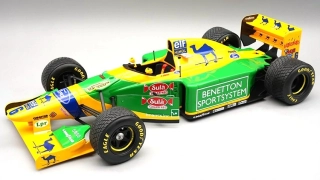 Benetton B193B #6 R.Patrese British GP 1993 Rain Tyres 1:18 Tecnomodel