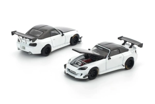 Pandem Honda S2000 Softtop white 1:64 Pop Race Limited