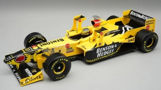 Jordan Honda 198 #10 R.Schumacher Imola GP 1998 with Pilot Figurine 1:18 Tecnomodel