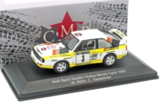 Audi Sport Quattro #3 Röhrl/Geistdörfer 2nd Rallye Monte Carlo 1985 1:43 CMR