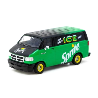 Dodge Van *Sprite Delivery Van* black/green 1:64 Tarmac