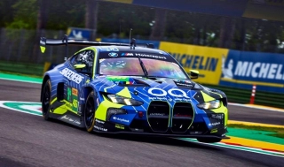 BMW M4 GT3 EVO Team WRT #46 Rossi/Al-Harthy/Van Der Linde 6H Imola 2025 Pole Position 1:18 Minichamps