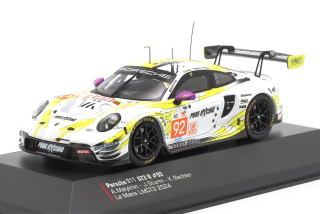 Porsche 911 GT3 R #92 Bachler/Malykhin/Sturm 24H LeMans 2024 1:43 Ixo Models