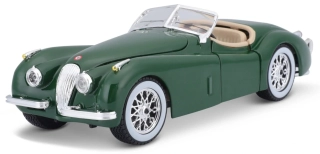Jaguar XK 120 Cabriolet 1948 green 1:24 Bburago