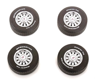 Set 4x Wheels and Rims for Ford Mustang 1968 1:18 KK Scale