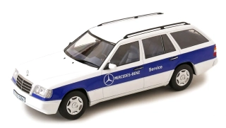Mercedes-Benz E-Class T Model 1995 *Mercedes Service car* white/blue 1:18 Triple9 Collection